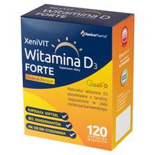 XeniVIT naturalna Witamina D3 4000 forte 120 kaps.