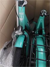 Aluminiowy rower składany SKŁADAK niska rama MIFA 3-biegi SHIMANO NEXUS prądnica miedziany