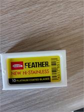 Feather Hi-Stainless For Safety Razors Żyletki 10 szt. Żółte