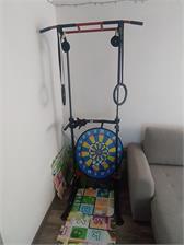 Hop-Sport Poręcz stacjonarna regulowana HS-2012K z drążkiem