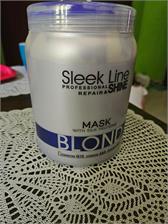 Stapiz Sleek Line Maska z Jedwabiem Blond Perłowo Fioletowa 1000ml