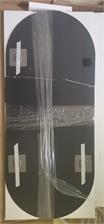 Vidaxl Lustro Ścienne 35X80 Cm Szklane Owalne 13452-350456
