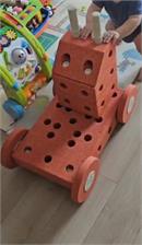 Modu Dreamer Set Kreatywne Klocki Rozwijające Motorykę Dużą Pomarańczowy