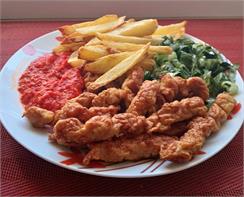 FRYTKOWNICA BEZTŁUSZCZOWA FRYTOWNICA AIR FRYER 1500W SEPARATOR MOCNA 4L