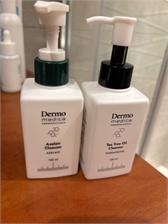 Dermomedica Dwuetapowe Oczyszczanie Zestaw Olejek Myjący Tea Tree Oil 150ml + Żel Do Mycia Twarzy Azelaic Cleanser 150ml