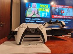 Sony PlayStation 5 D Chassis (Slim) + dodatkowy pad DualSense Biały