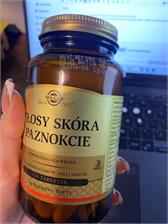 Solgar Włosy Skóra Paznokcie 120 Tabl
