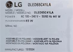 Telewizor OLED LG 65C41LA 65 cali 4K UHD
