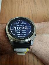 Garmin Fenix 8 51mm Tytanowy z Żółtym Paskiem