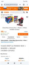 Vileda Mop Ultramax Box + Wiadro + Wkład (143890+201262)