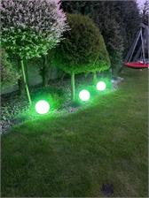 Elight Kula Ogrodowa Globo 30cm E27 Ip44 Biały Eko0457