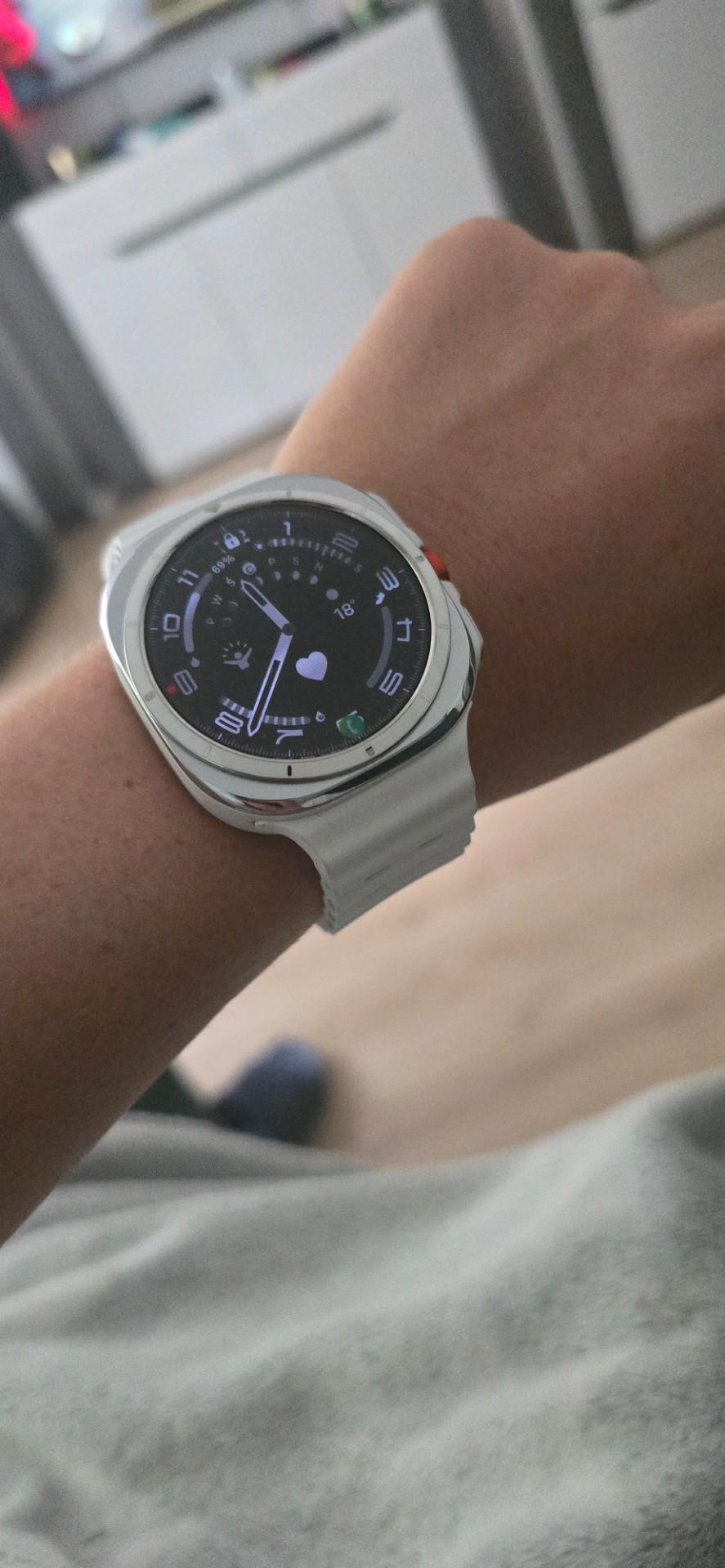 Samsung Galaxy Watch Ultra 2025 SM‑R965F LTE 47mm Tytanowy biały ...