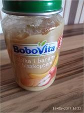 Bobovita Jabłka I Banany Z Biszkoptem Po 8 Miesiącu 3X190G