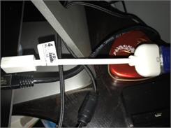 4WORLD ADAPTER MINI DVI M > VGA F, BIAŁY (8733)
