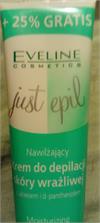 EVELINE JUST EPIL Nawilżający krem do depilacji skóry wrażliwej - 125ml