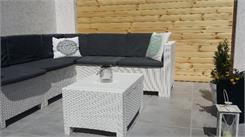 Bica Zestaw Technorattanowy Colorado Corner Biały