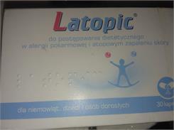 Latopic proszek 0,7g 30 kaps.