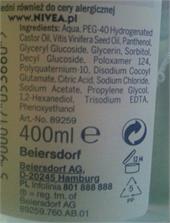Nivea Micellair Skin Breathe Pielęgnujący Płyn Micelarny Do Cery Wrażliwej I Nadwrażliwej 400 Ml