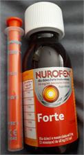 Nurofen Forte dla dzieci 200 mg/5 ml Zawiesina o smaku truskawkowym 100 ml