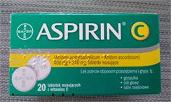 Aspirin C 20 tabl. musujących