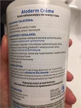 Atoderm Créme Ultra Krem wzmacniający, natłuszczający i nawilżający do skóry suchej 500ml