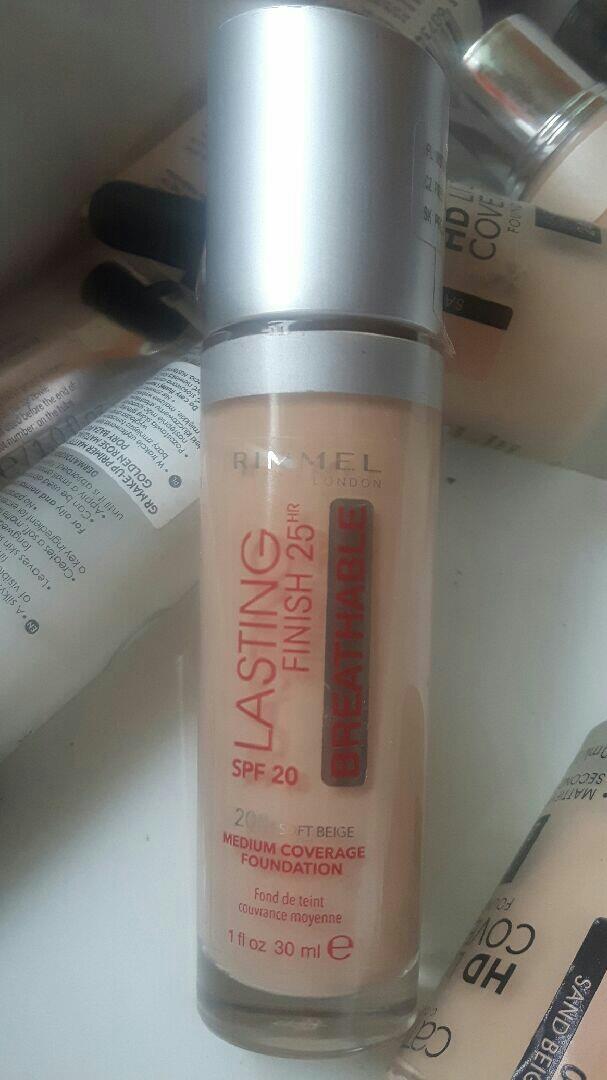 Rimmel Lasting Finish 25H Supertrwały Podkład Do Twarzy Breathable Nr ...