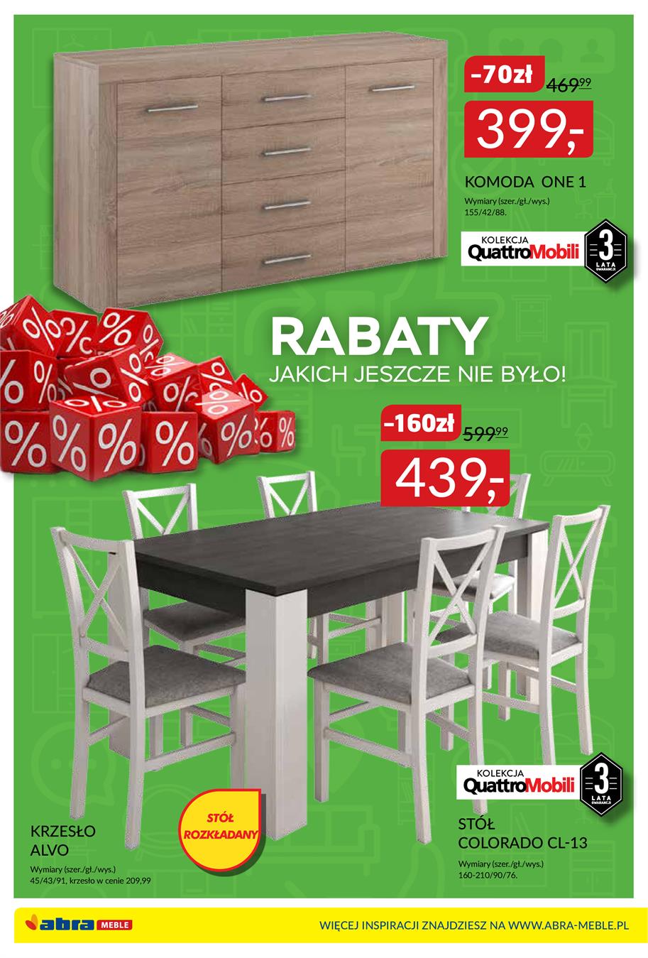 Gazetka Promocyjna Abra Meblepl Hity Meblowe Styczeń 2018