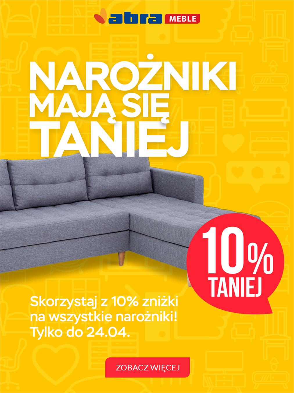 Gazetka Promocyjna Abra Meblepl Narożniki Mają Się Taniej